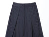 Mujer Black Baggy Pants Woman Pleated Wide Leg Pants for Women Striped Casual Women's Pants Spring High Waist Trousers Womens
