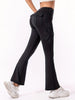 American Girl Multi-Pocket Cargo Pants, Women Slim Fit Flare Floor-Length Casual Trousers for Spring