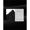 Black Wide-Leg Pants Autumn Flowy Ankle-Length Side Zipper Detail Trousers Office Lady Commuter Bottoms A1738