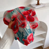 Print Wraps Pashmina Travel Poncho Warm Cashmere Scarf Women Thick Blanket Winter Bufanda Shawl Female Stoles