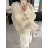 Women Autumn Furry Sweater Coat Single Button Design Knitted Warm Coat Thick Cardigans Clothes Tops For Women Sweater