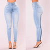 Sexy Jeans Women Denim Skinny Pants High Waist Stretch Lady Jeans Push Up Leggings Slim Pockets Button Pencil Jeans Women Pants