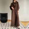 2 Pieces Sets For Women Beading Loose Shirts With Wide Leg Pants Female Elegant Clothing Spring Autumn 2DB2230