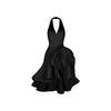 Adult Latin Dance Dress Clothes Leopard Dress for Women Sexy Rumba Cha Cha Tango Dance Skirt Performance Practice Dancewear