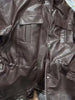 Autumn Winter Pu Leather Jacket For Women Solid Full Sleeve Elastic Adjustable Waist Coat Lady Casual Outwears