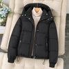 Short Casual Down Cotton Jacket Women Parkas Hooded Korean Style Winter Cotton Clothing Female Coat Outerwear