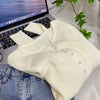 V-Neck Temperament Small Fragrant Wind Women Loose Sweater Sweater All Sweater Coat Special Offer Cardigan
