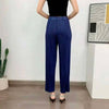Straight Pleated Pants For Women High Elastic Waist Casual Loose Trousers Female Spring Clothing 2DA1022
