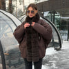 Vintage Faux Fur Patchwork Women Thicken Coat Long Sleeve Belt V-neck Female Outwear Winter Lady Streetwear