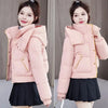 Winter Korean Hooded Bread Jacket Women Parkas Casual Thicke Warm Down Cotton Padded Short Jacket Female Outerwear