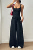 Spring Fall Women's Jumpsuit Solid Color Double-Strap Relaxed-Fit Casual Pants Y2k Clothing