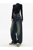 Spring Autumn Wide Leg Jeans Women High Waist Denim Trousers Women's Jeans Harajuku Vintage BF Style Loose Femme Streeetwear