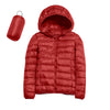 Women's Lightweight Packable Down Jacket, Warm Hooded Puffer Coat, Ultra-Thin Short Winter Jacket, Casual Outdoor Commuter Wear