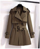 Spring Autumn Trench Coat Women Korean Double Breasted All-Match Casual British Style Short Windbreaker Female Outerwe