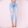 Sexy Jeans Women Denim Skinny Pants High Waist Stretch Lady Jeans Push Up Leggings Slim Pockets Button Pencil Jeans Women Pants