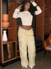 Furry Casual Straight Pants Women Y2K Simple Autumn Basic Wild Streetwear Sweatpants Skinny Hipster Trousers