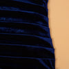Elegant Velvet Bodycon Dress Women Sexy Wrapped V-neck Long Sleeve Ruched High Waist Midi Dress Party Cocktail Dresses Vestidos