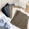 Fall Spring Black Suit Haren Pants Women Elastic High Waist Casual Trousers Woman Korean Style Solid Office Pant