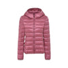 Women's Lightweight Packable Down Jacket, Warm Hooded Puffer Coat, Ultra-Thin Short Winter Jacket, Casual Outdoor Commuter Wear