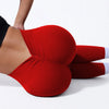 V-Back High Waisted Yoga Leggings Seamless Knit Tights for Women Quick Dry Butt Lifting Slim High Elastic Leggings