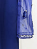 High Street Designer Women's Spliced Mesh Diamonds Beaded Long Sleeved Floor Length Maxi Long Dress