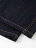 Fall Women‘s High Rise Raw Denim Barrel Leg Jeans, Slim Straight Horseshoe Trousers for Modern Minimalist Style