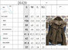 Winter American Vintage Harajuku Hooded Jacket Women Slim Brown Fur Collar Short Coat Casual Streetwear Chic Outerwear