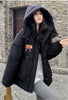 Autumn Winter Cotton Jacket Women's Korean Cotton-Padded Thicken Warm Hooded Parkas Short Coat Female Casual Ladies Top