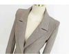 Office Lady Three -piece Set For Women V-neck Single Breasted Solid Color Tops With Ankle-length Pants 2Z2093