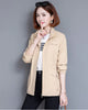 Middle Aged Mother Spring Autumn Loose Women's Short Jacket Elegant Large Size Female Short Outerwear With Lined 4XL