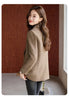 Women Blazer Ladies Grey Coffee Long Sleeve Female Casual Jacket For Autumn Winter Double-Breasted Suit Female Outerwea