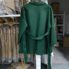 Autumn Women Elegant Double-sided Long Sleeve Solid Color Cardigan Cashmere Soft Coat Female 2W402
