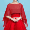 Women's Chiffon Cape Bolero Femme Mariage Chalas Mujer Evening Wedding Bridal Jacket Wraps Accessories Peleryna Cloak Boda Shawl