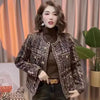 Retro Tweed Little Black Dress-style Women's Korean Design-Inspired Elegant Socialite Blazer For Spring Autumn