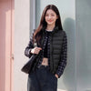 Women Down Vest Thermal Warmth Lightweight 90 Percent Down Fill Slim Fit Stand Collar Layering Solid Color