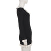 Elegant Ruffle Knitted Mini Dress Women Patchwork V Neck Long Sleeve Slim Short Dress Autumn Vintage Evening Party Vestidos