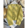 Cropped Tweed Jacket Women Elegant Quilted Coat Korean Thicken Blazer Winter Ladies Chic Design Suit Outerwear