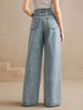 Women's Plus Size Y2K Straight Leg Jeans Stretch Washed Denim Embroidery Design Comfortable