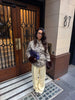 Women Leopard Print Stand Collar Waist Cinched Faux Fur Short Coat Fluffy Cuff Outerwear Winter Ladies Warm Furry Jacket
