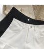 Y2K Vintage High Waist Pleated Skirt Women College Style Uniforms Safety Pants Mini Skirts Woman Korean Street Slim A-Line Skirt