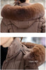 Women's Down Cotton Jacket Comfortable Elegant Ladies Winter Parka Coat Loose Temperament Lady Cotton Padded Outerwear