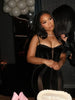Women Black Velvet Sheer Maxi Dress Sexy Chic Mesh Patchwork Off-shoulder Waist Cinching Slim Maxi Dresses Club Party Gowns
