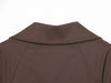 Women Short Trench Coat Lapel Double Breasted Belted Waist Long Sleeve Cropped Windbreaker Casual Commuter Outerwear