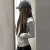 Streetwear Black Hoodie Coat Women's Clothing Hooded Zipper Slim Fit Y2k Jackets Casual Sweatshirts Tops Ropa Mujer