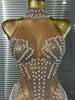 White Golden Color Women Sexy Off the Shoulder Shining Sequins Beading Bodycon Mid-calf Dress Birthday Photoshoot Stage Wear