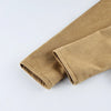 Winter Suede Short Jacket For Women's Vintage High Waist Slim Cardigan Winter Street Lapel Office Commuting Jackets Coat