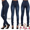 Pencil Pant Jeans Women Denim Long Flare Pants Slim Fit High Waist Sexy Hip Wrap Sheath Straight Trousers Elegant Splice