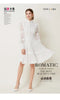 French Elegant Lace Splicing Waist Lantern Sleeve Dress Vintage High Collar Princess Dress Organza Cocktail Women's Wear