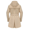 Spring Autumn Hooded Water-repellent Jacket with Belt Thin Casual Loose Trench Coat Women Windbreaker