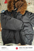 Warm Down jacket Ladies Pai Overcome Winter Cotton Padded Coat Women Parkas Horn Hooded Outcoat Big fur collar Overcoat